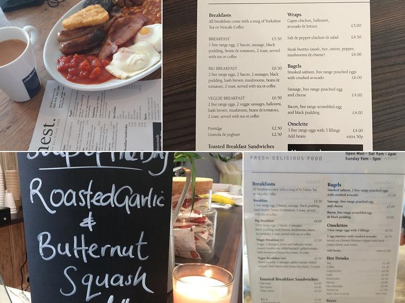 Nest Cafe Liverpool Menu