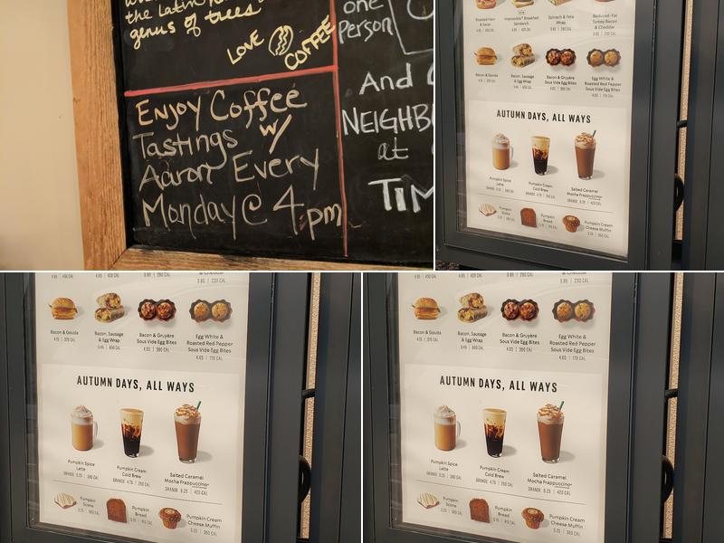 Starbucks Menu