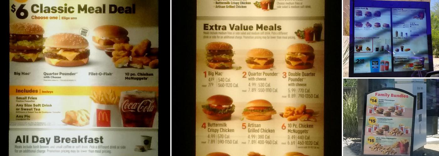 McDonald's Menu