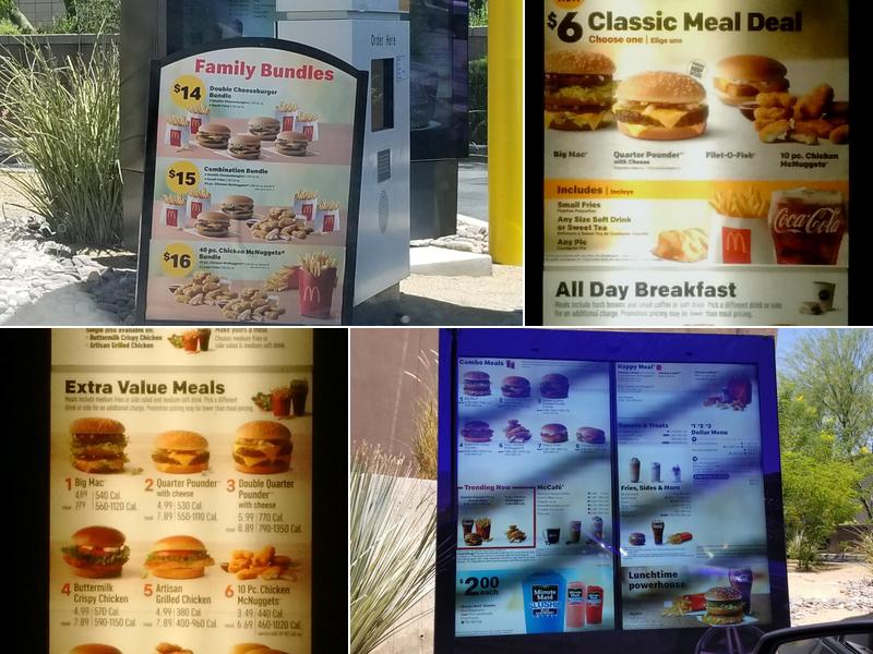 McDonald's Menu
