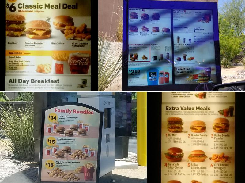 McDonald's Menu