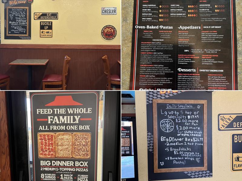 Pizza Hut Menu
