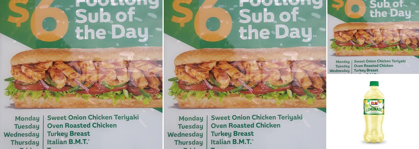 Subway Menu