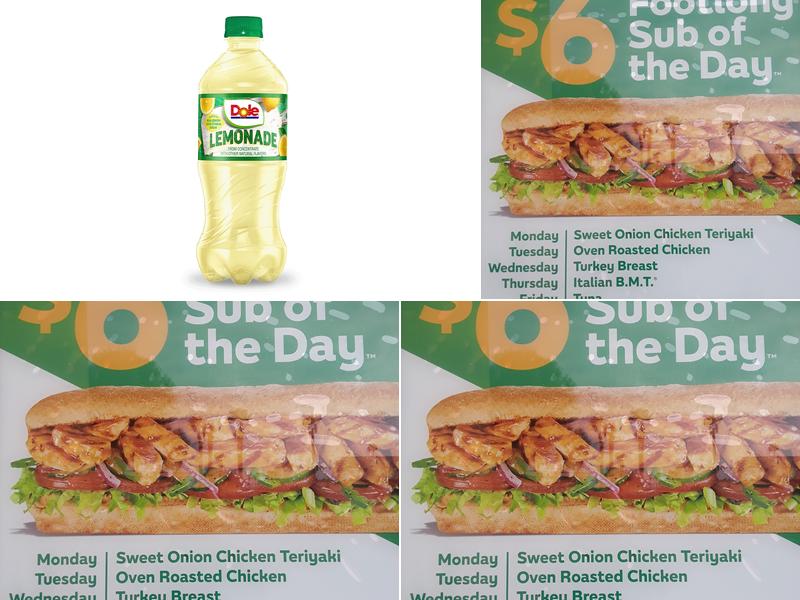Subway Menu