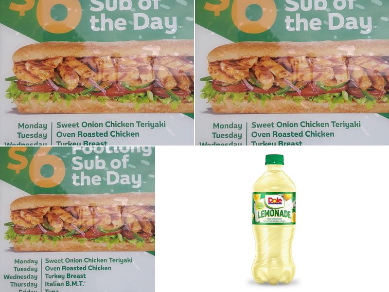Subway Menu