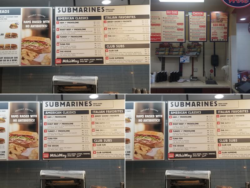 Jersey Mike's Subs Menu