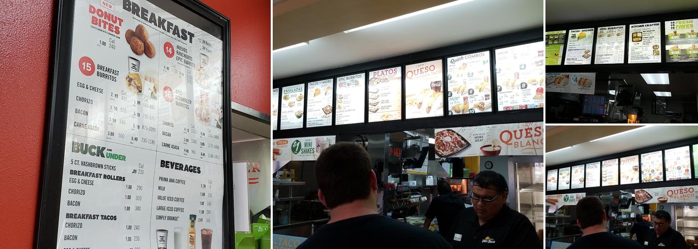Del Taco Menu