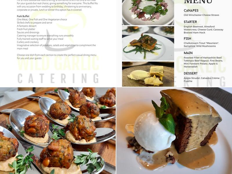 Wild Garlic Catering Menu