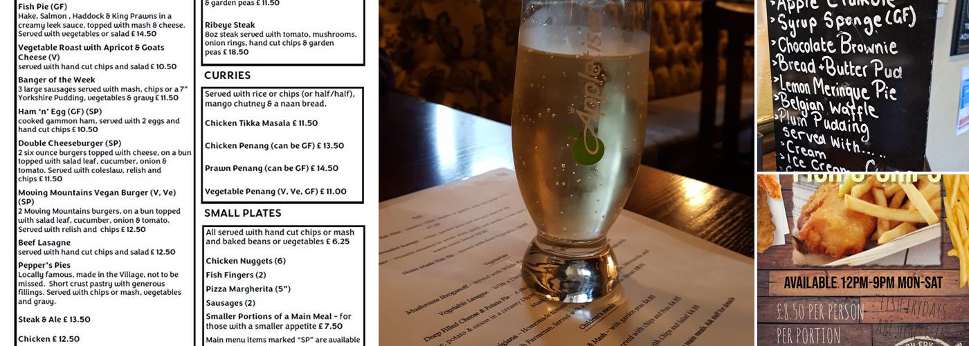 The Rising Sun Middleton Menu