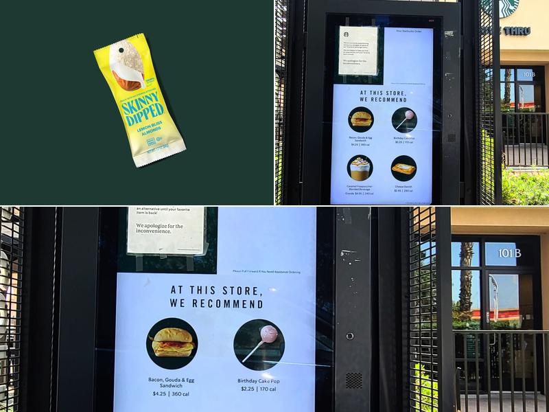 Starbucks Menu