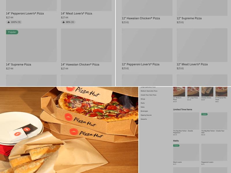 Pizza Hut Menu