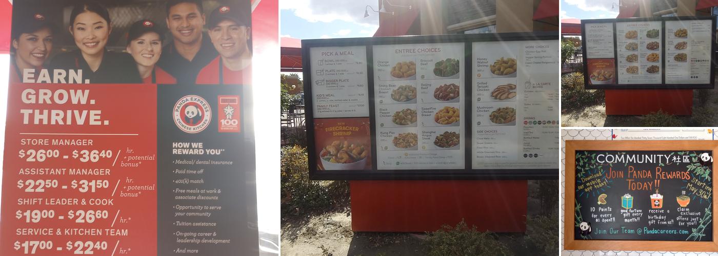 Panda Express Menu