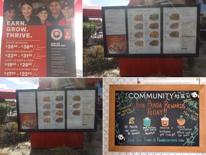 Panda Express Menu