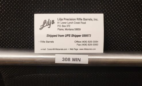 Lilja Precision Rifle Barrels Plains