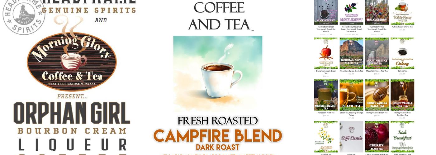 Morning Glory Coffee & Tea Menu