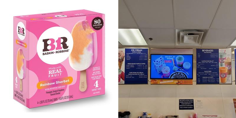 Baskin-Robbins Menu
