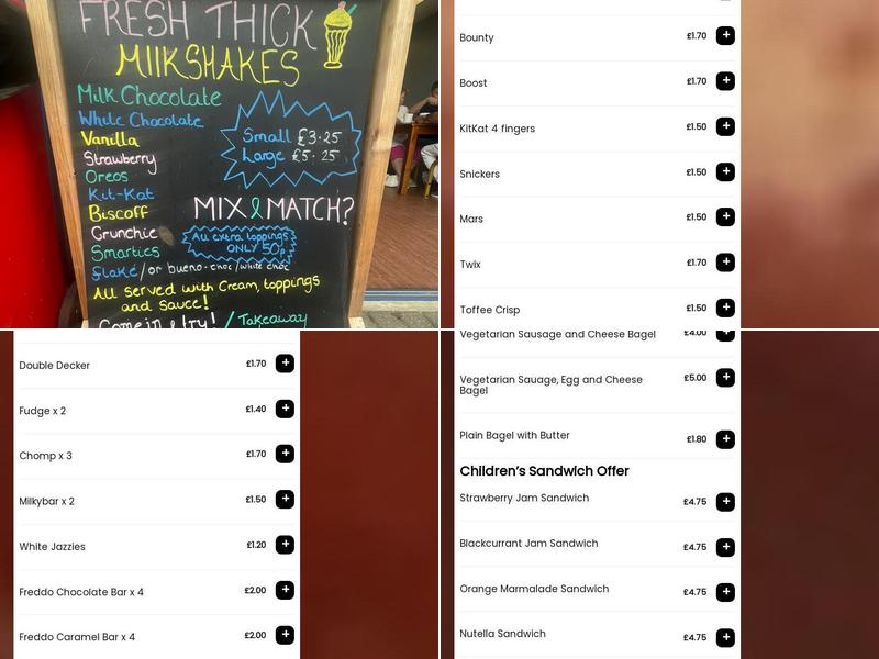 Nickys Cafe Diner Menu