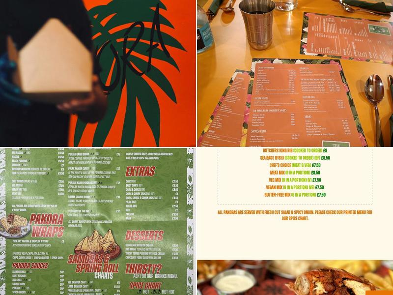 The Pakora Bar Menu