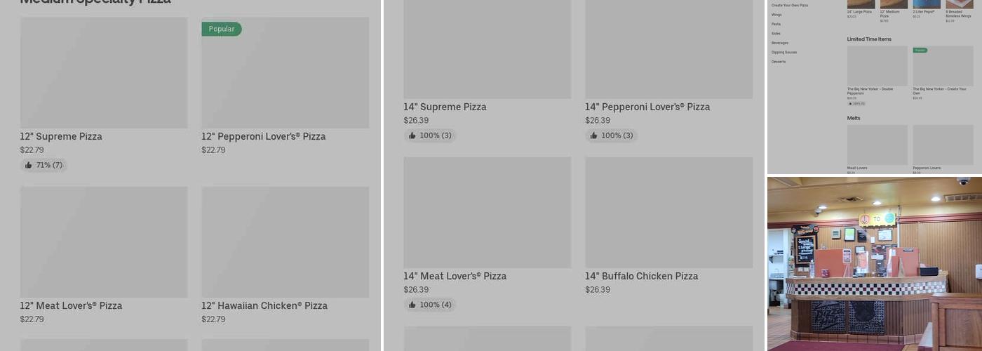 Pizza Hut Menu
