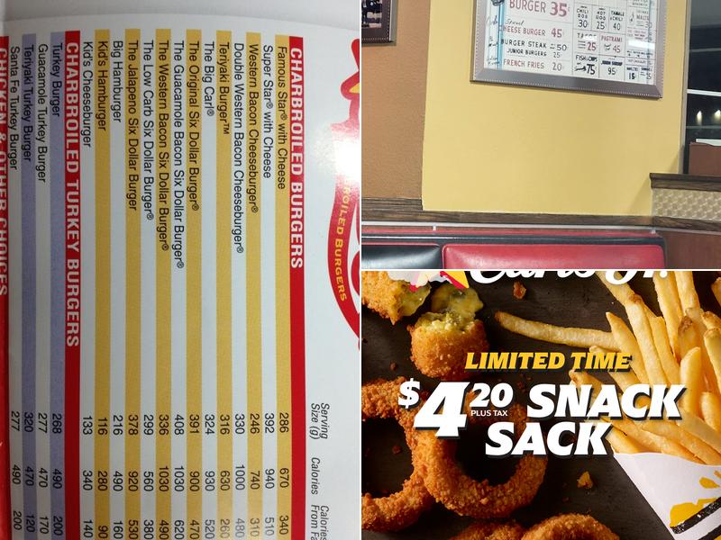 Carl’s Jr. Menu