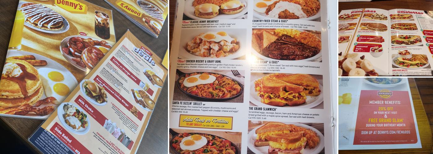 Denny's Menu