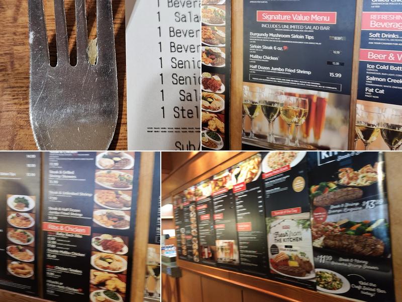 Sizzler Menu