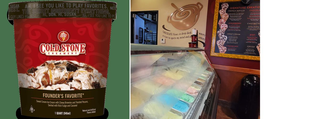 Cold Stone Creamery Menu