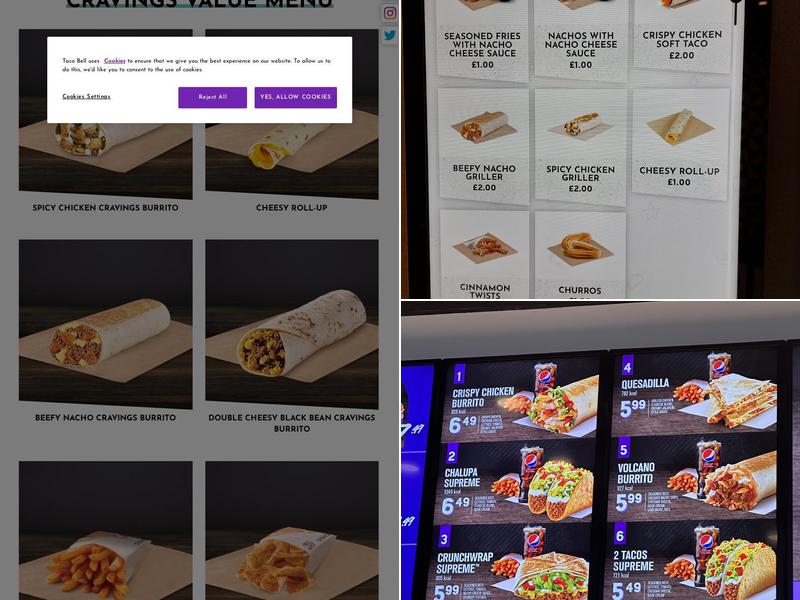 Taco Bell Menu