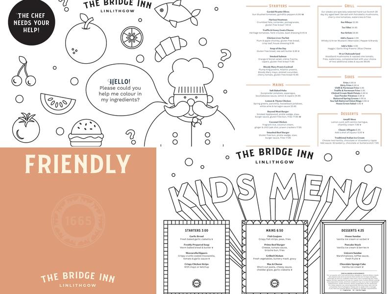 The Bridge Inn Menu
