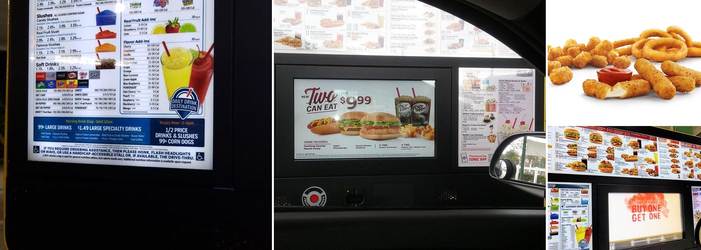 Sonic Drive-In Menu