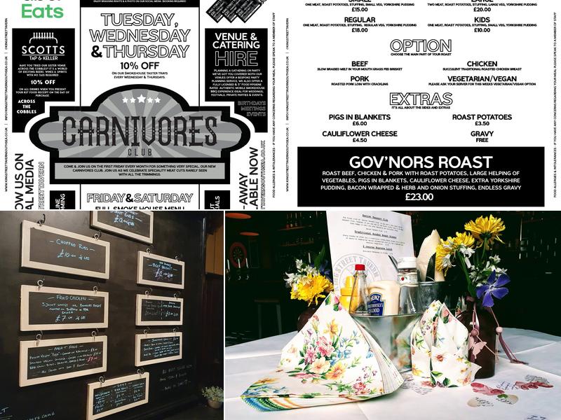 King Street Tavern Menu