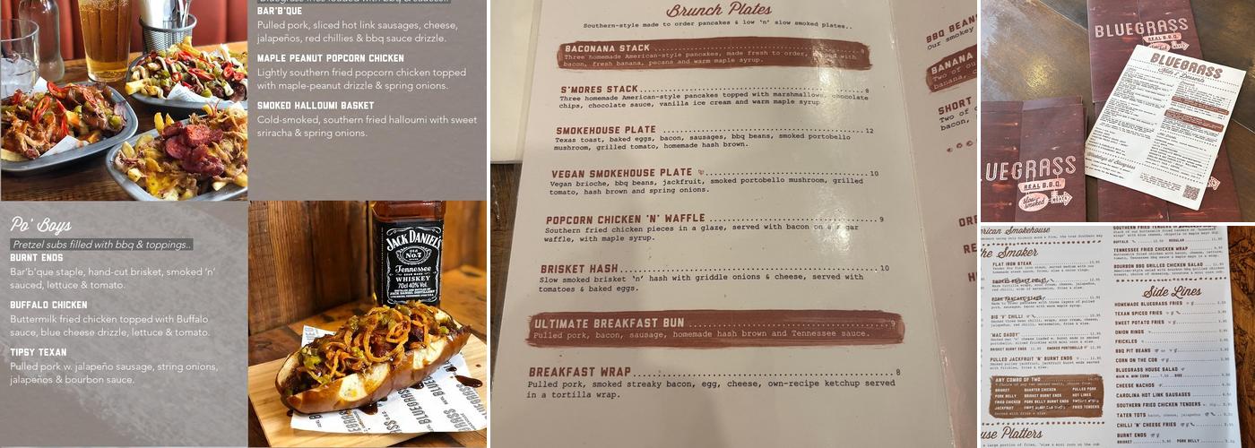 Bluegrass BBQ Menu