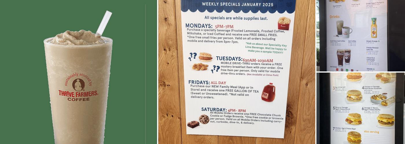 Chick-fil-A Menu