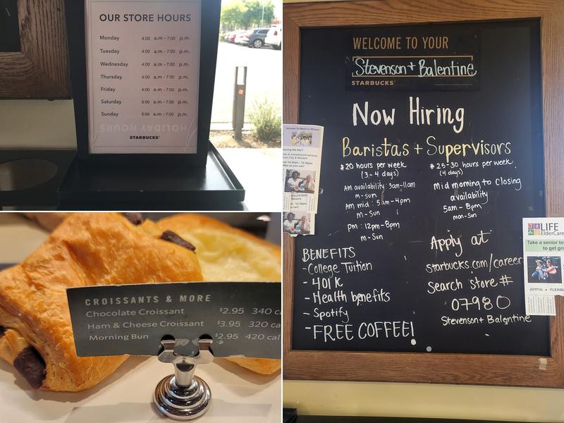 Starbucks Coffee Company Menu