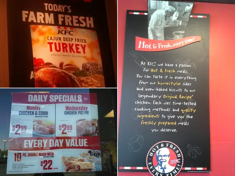 KFC Menu