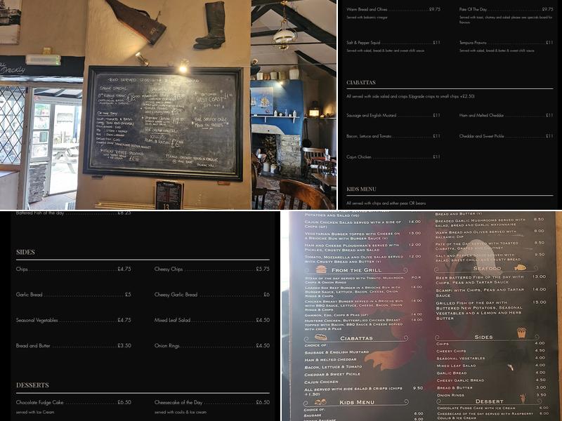 The Red Lion Menu