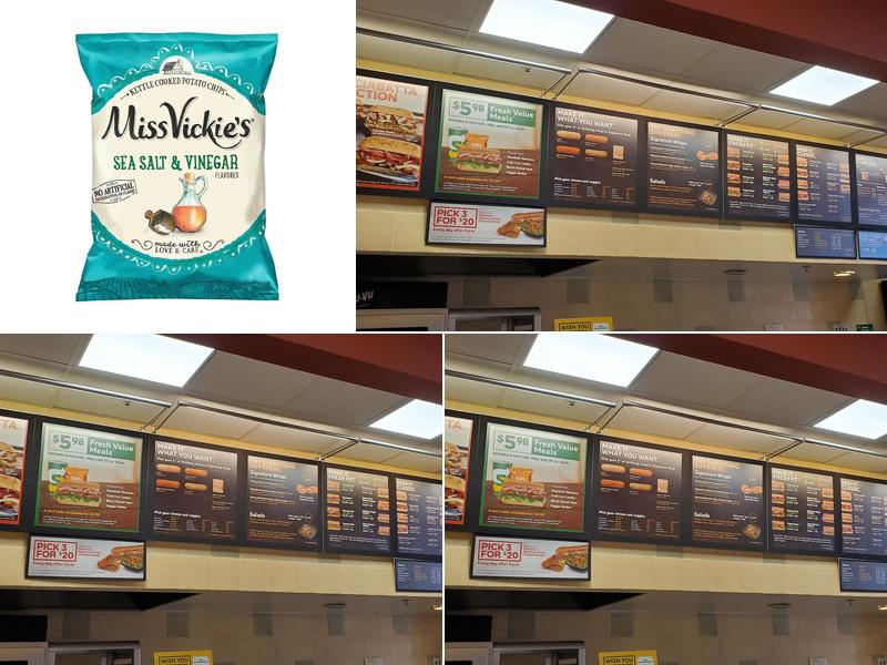 SUBWAY Menu