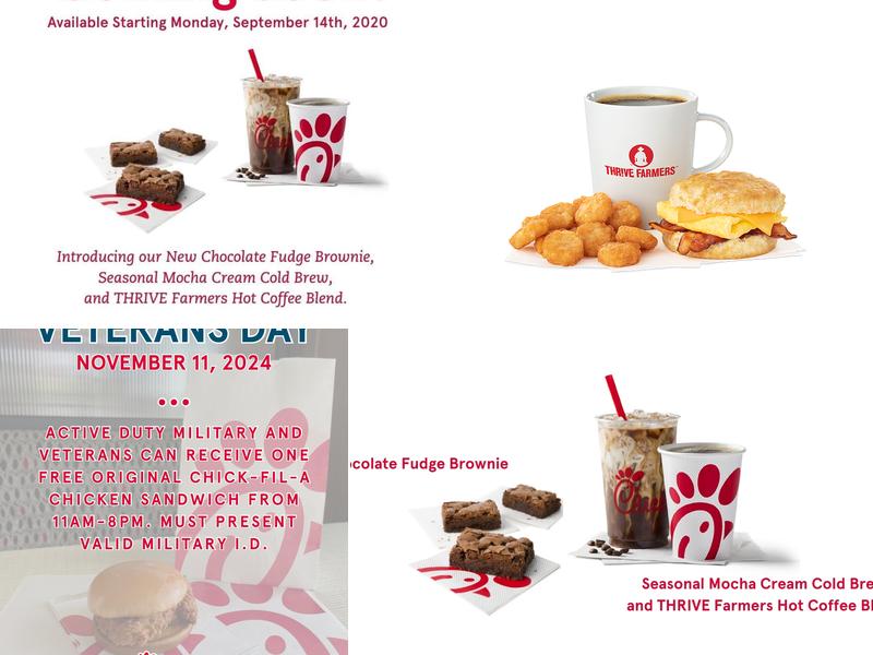 Chick-fil-A Menu