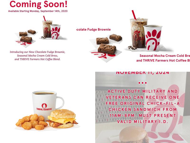 Chick-fil-A Menu
