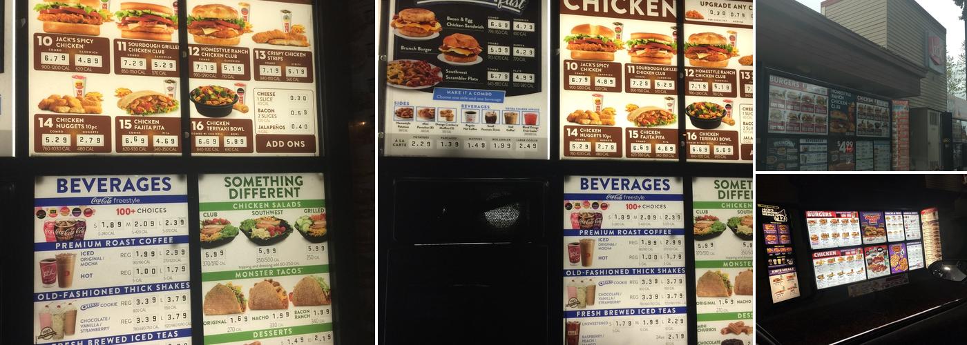 Jack In The Box Menu