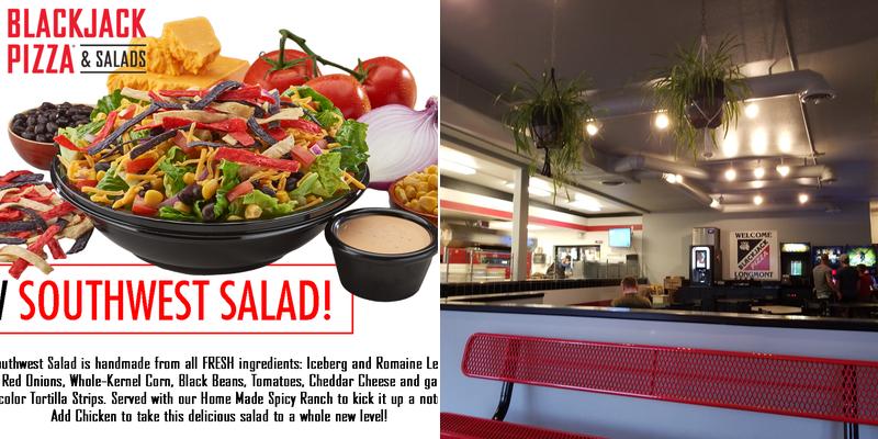 Blackjack Pizza & Salads Menu