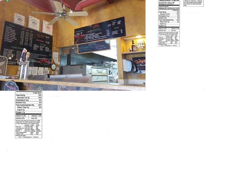 Abos Pizza Longmont Menu