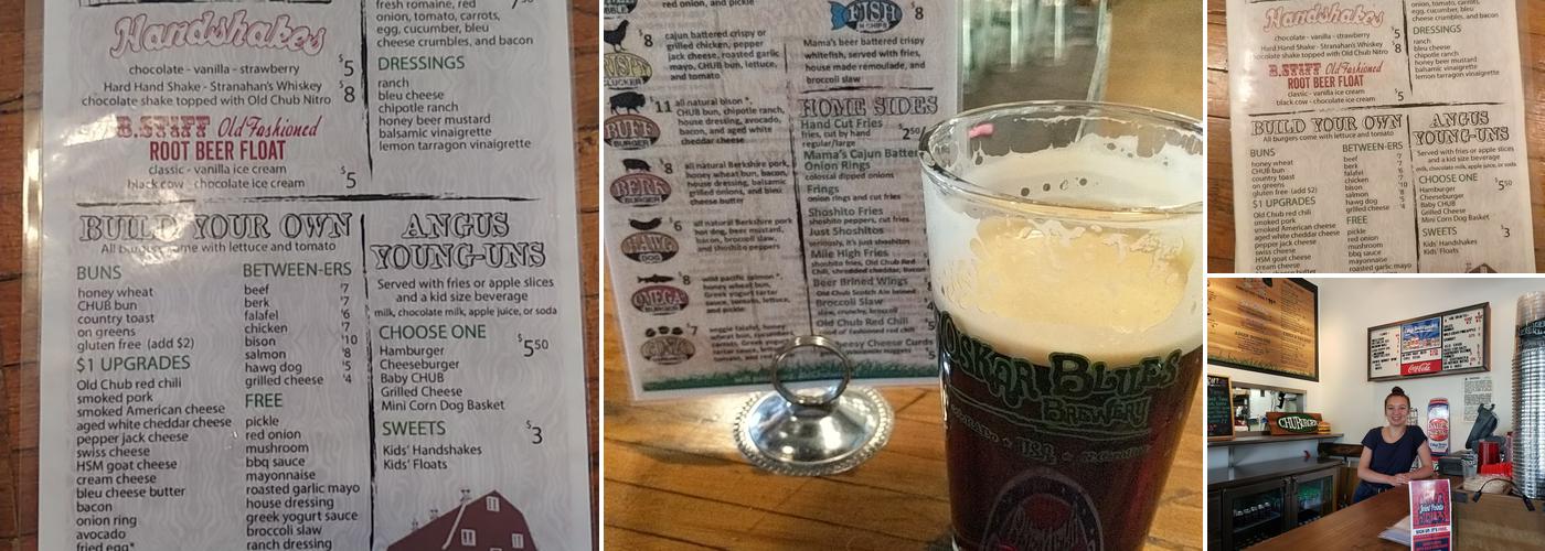 Chuburger at 3rd Shot Menu