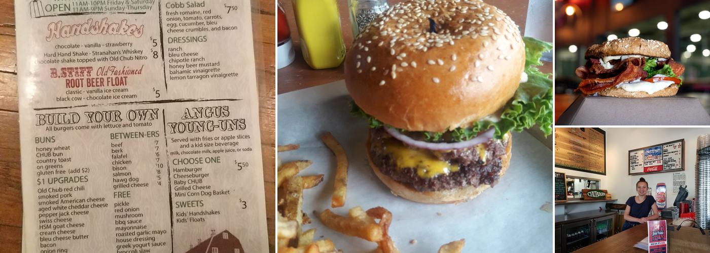 Chuburger at 3rd Shot Menu