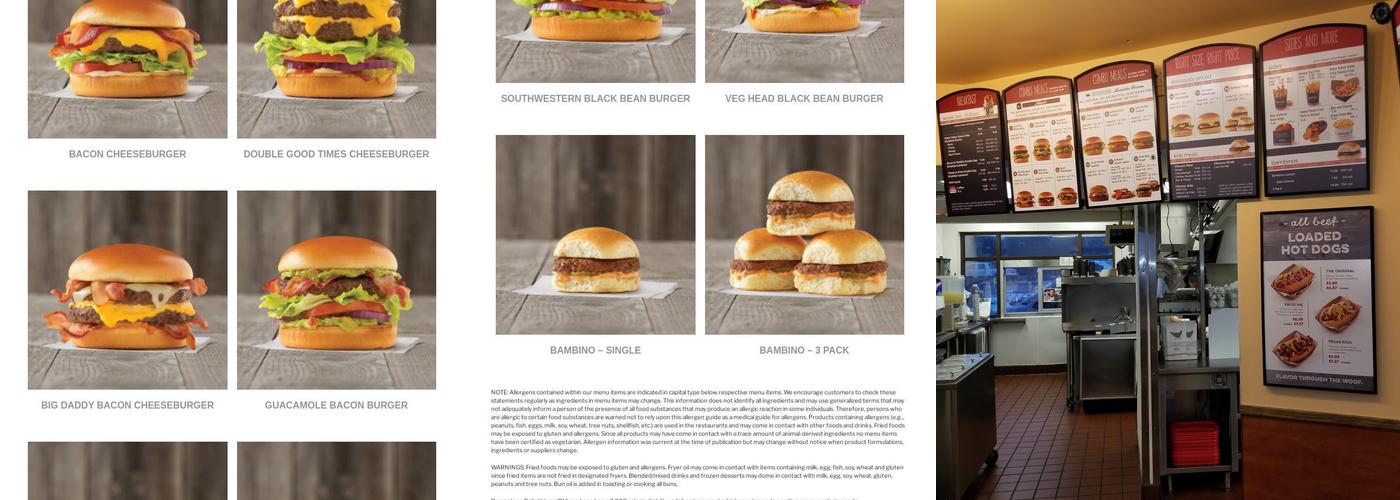 Good Times Burgers & Frozen Custard Menu