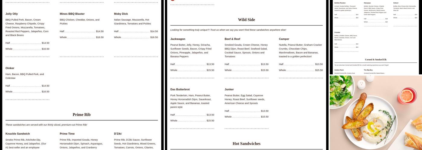 D'Deli Menu