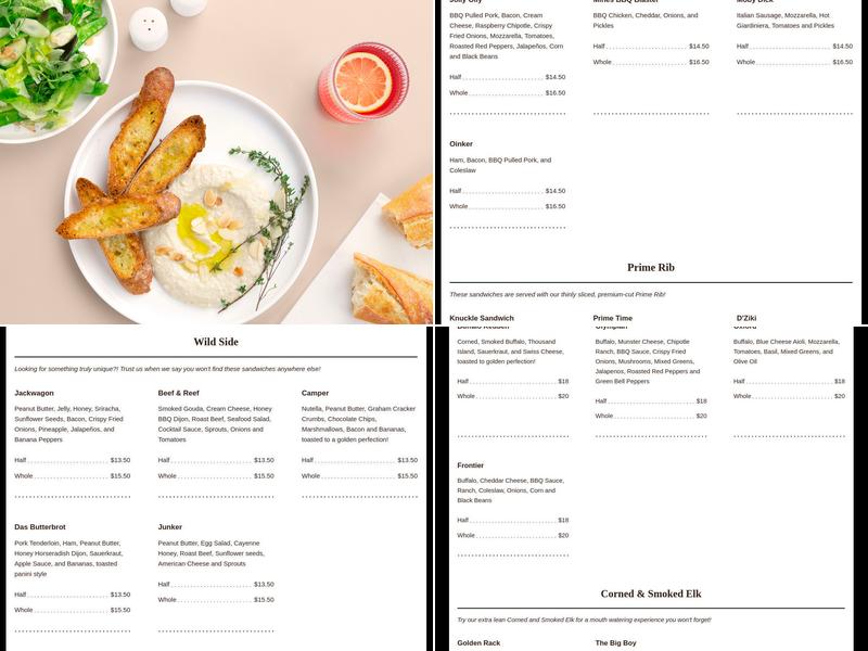 D'Deli Menu