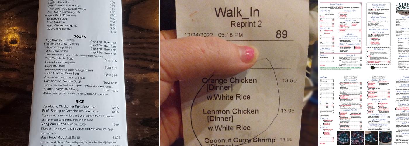 China Gourmet Longmont Menu