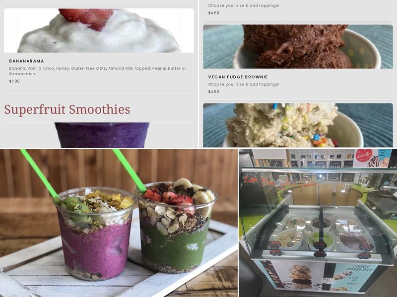 Twisted Roots Frozen Yogurt Menu