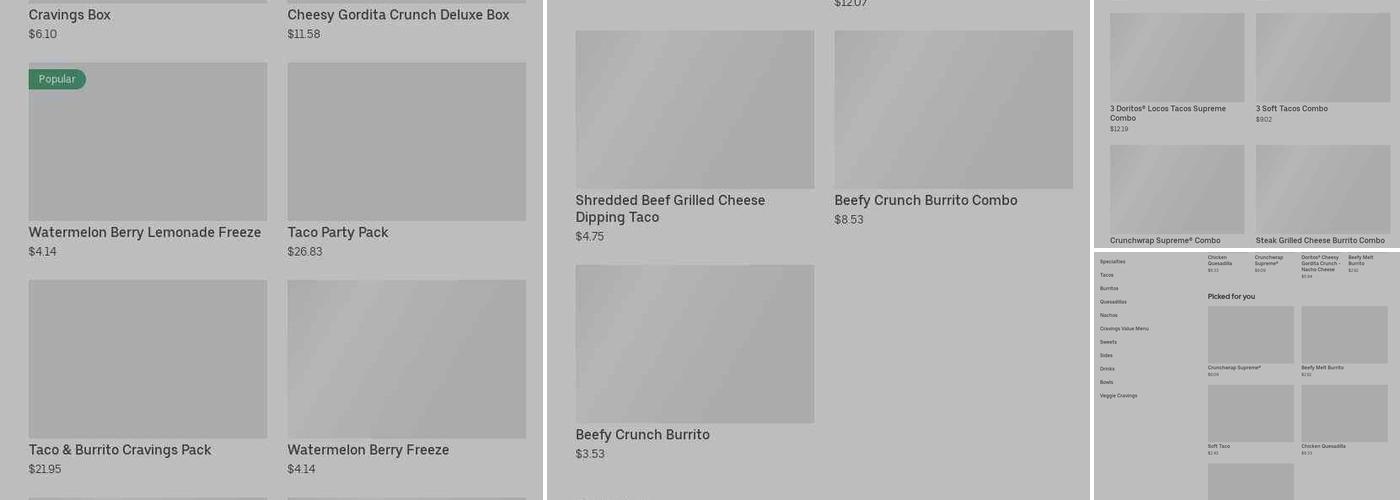 Taco Bell Menu